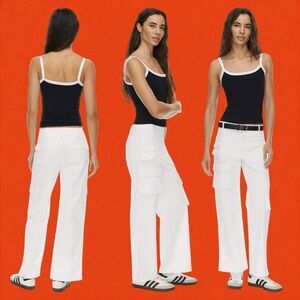 TNA Black and White Women's Pants